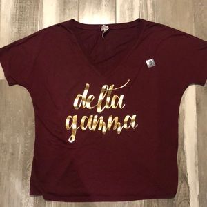 Delta Gamma Gold Foil Tee ⚓️🤩